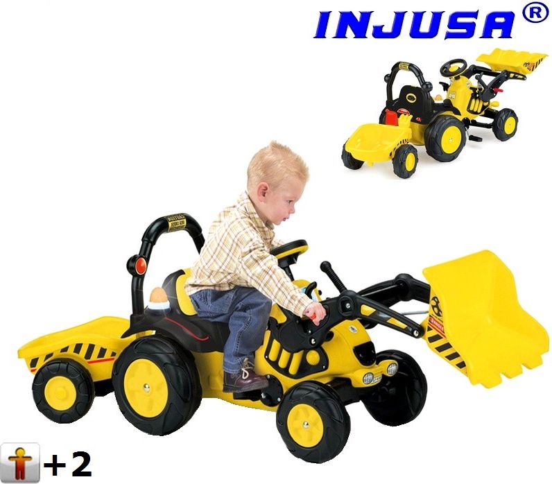 Injusa Šlapací traktor TRACTOR EXCAVATOR 410 - obrázek 1