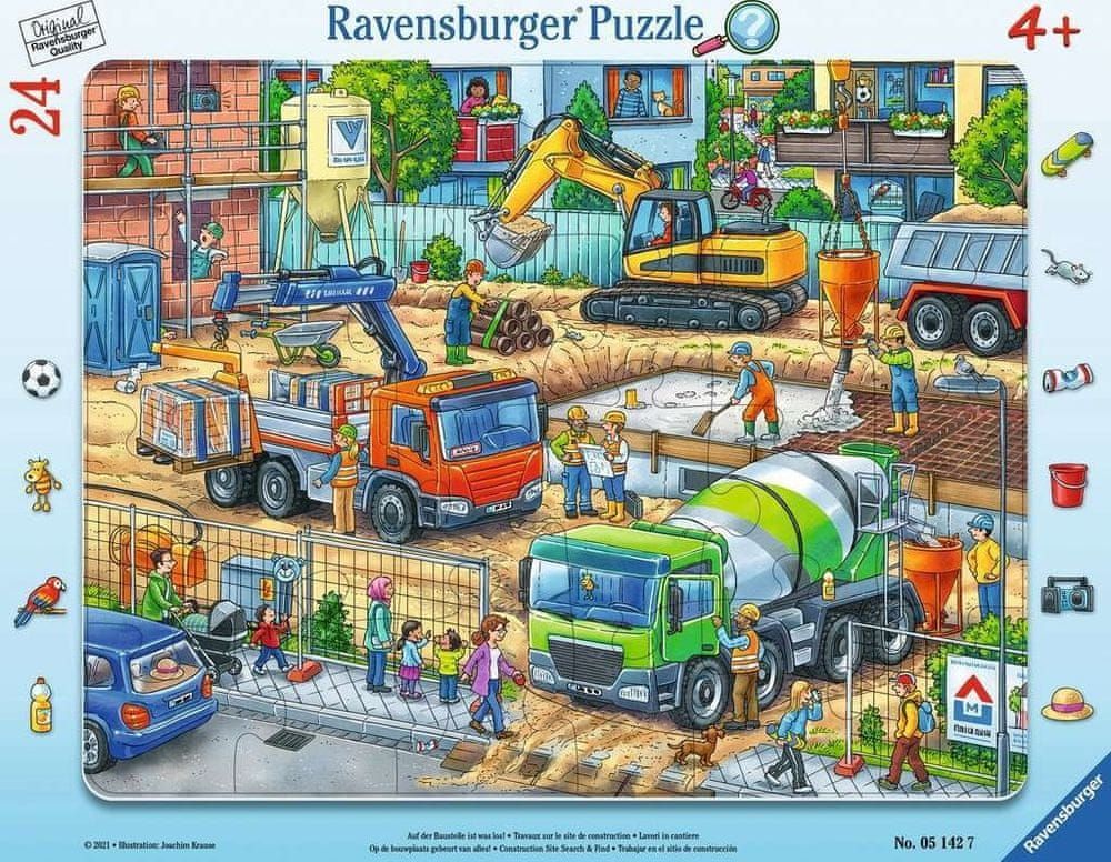 Ravensburger Puzzle Na staveništi 24 dílků - obrázek 1