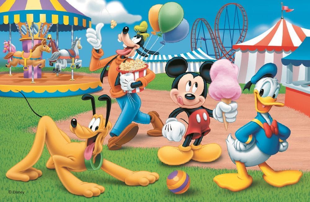 Trefl Puzzle Mickey Mouse: V zábavním parku 54 dílků - obrázek 1