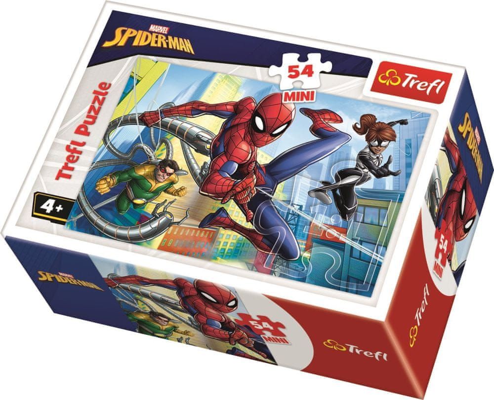 Trefl Puzzle Spiderman: Do akce 54 dílků - obrázek 1