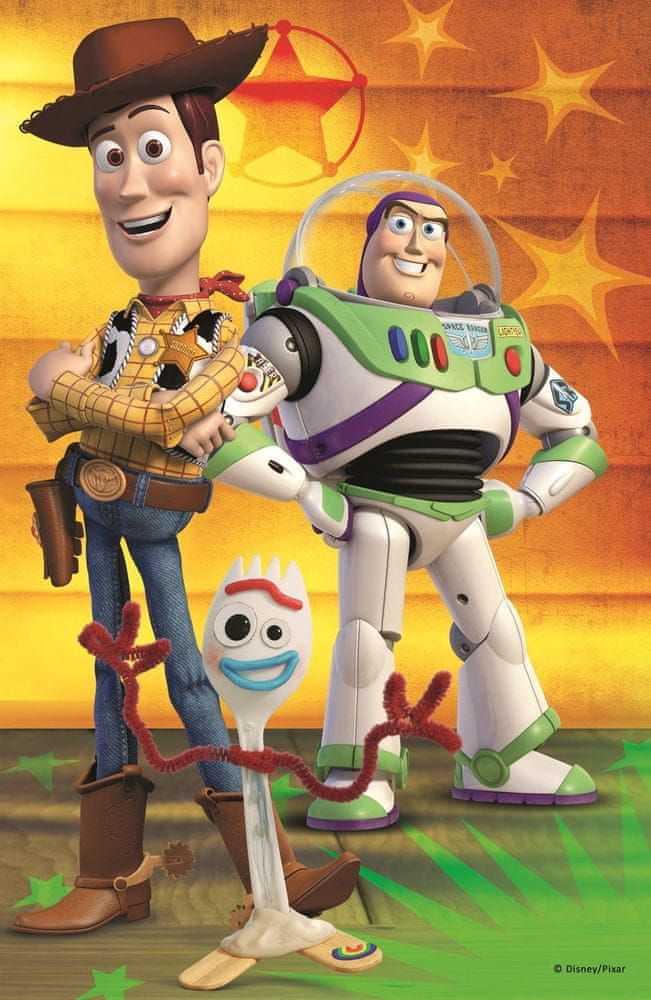 Trefl Puzzle Toy Story 4: Woody, Pastýřka a Jessie 54 dílků - obrázek 1