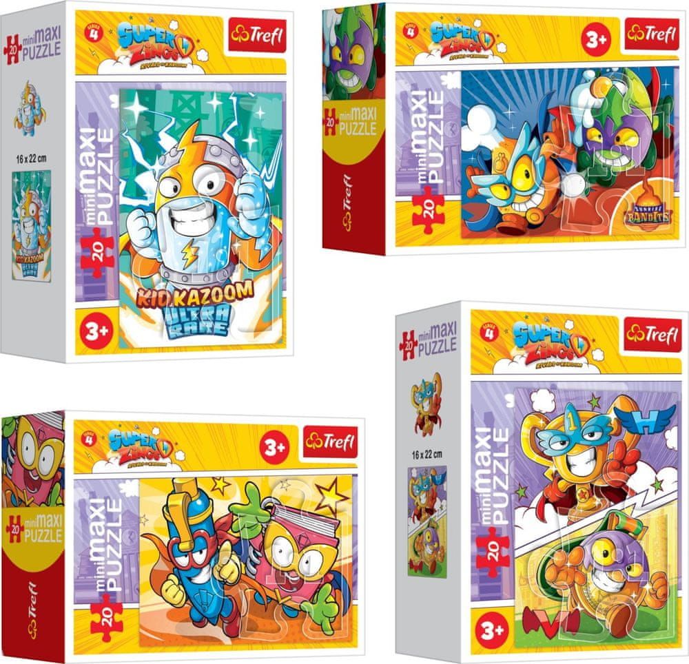 Trefl Displej Puzzle Kid Kazoom a Super Zings 20 dílků (24 ks) - obrázek 1