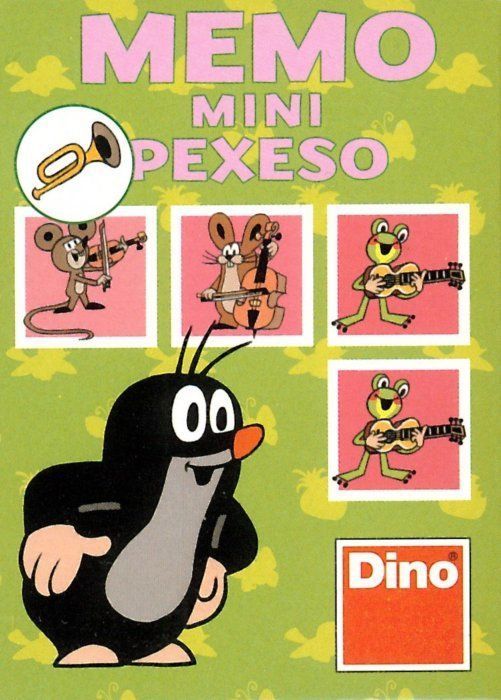 Dino Mini pexeso Krteček a hudební nástroje - obrázek 1