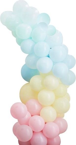MojeParty Sada balónků na balónkový oblouk pastel mix 75 ks - obrázek 1