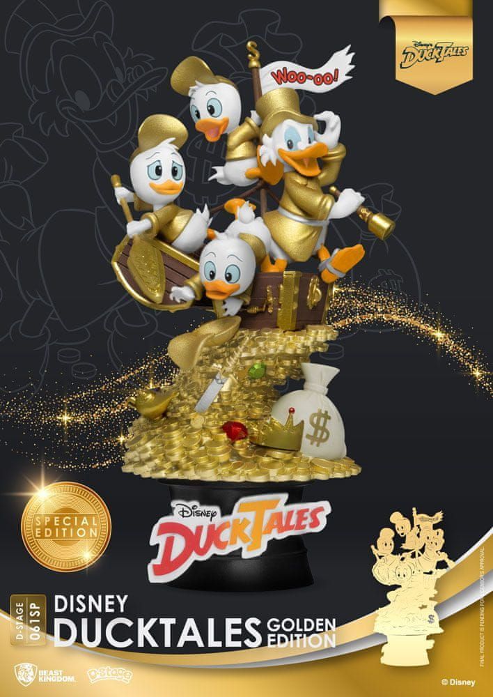 Figurka Disney - DuckTales Golden Diorama (Beast Kingdom) - obrázek 1