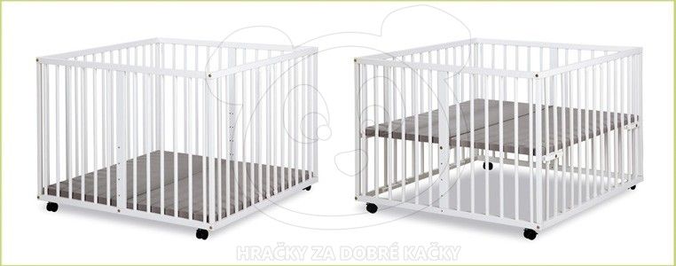 KLUPS Ohrádka dřevěná bílá II - obrázek 2