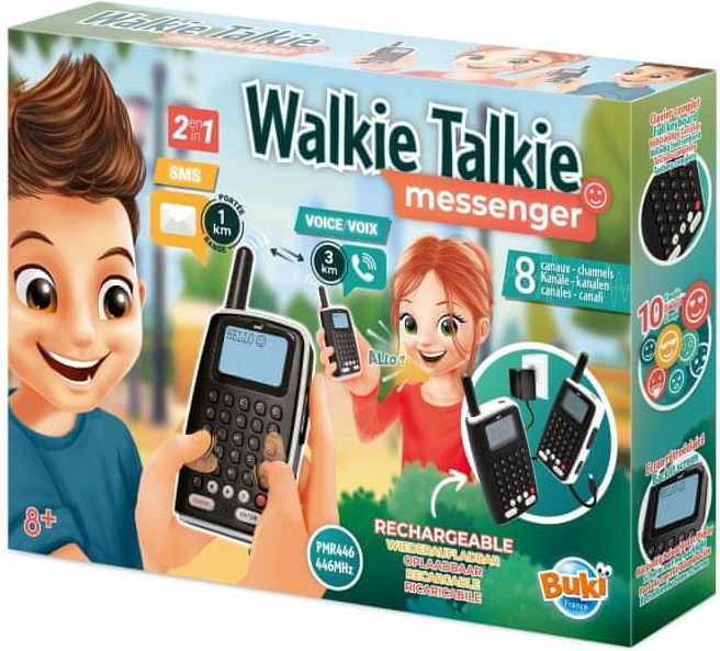 Buki France Vysílačky Walkie Talkie Messanger - dobíjecí baterie - obrázek 1
