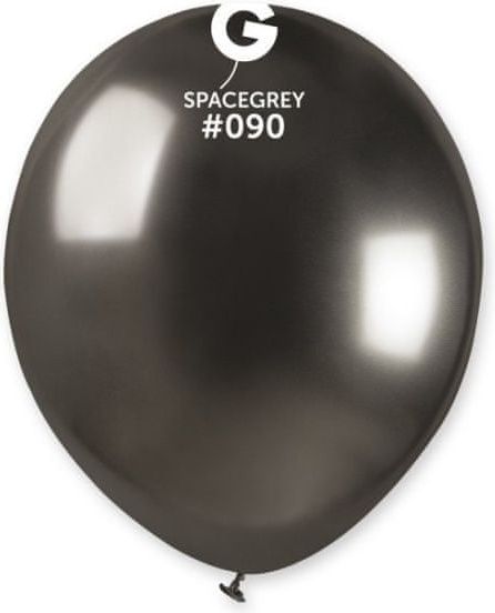 Grabo Balónky latexové chromové šedé 13 cm 100 ks - obrázek 1