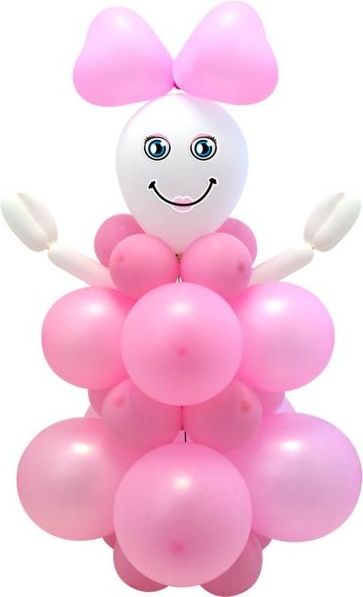MojeParty SET balónků DIY Baby Girl - obrázek 1