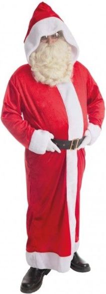 MojeParty Kostým pro dospělé Santa plášť – vel. UNI - obrázek 1