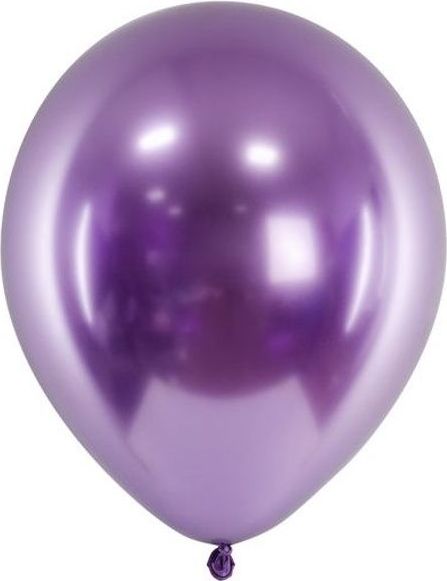 PartyDeco Balónek latexový lesklý Glossy fialový 30 cm 50 ks - obrázek 1