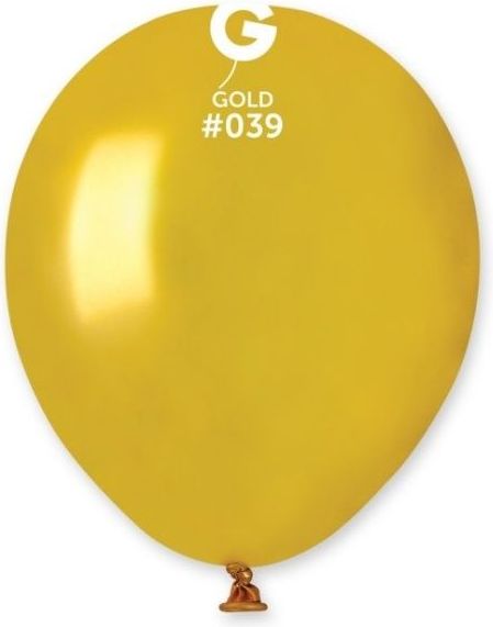 Grabo Balónky dekorační zlaté 13 cm 100 ks - obrázek 1