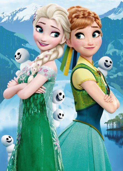Dino Puzzle Disney pohádky: Anna a Elsa 54 dílků - obrázek 1