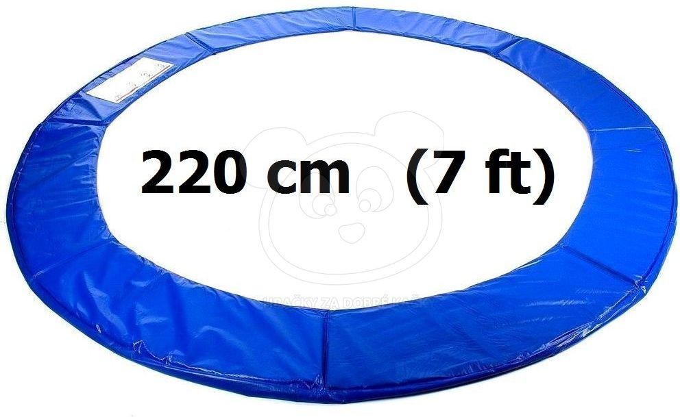 Kryt pružin na trampolínu 220 cm (7 ft) - modrý - obrázek 5