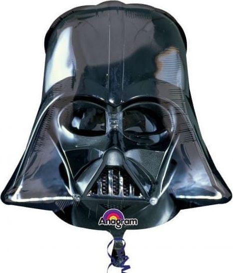Star Wars Foliový balónek - Star Wars - hlava Darth Vader 63x72cm - obrázek 1