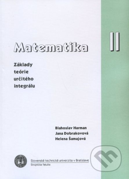 Matematika II. - Blahoslav Harman - obrázek 1