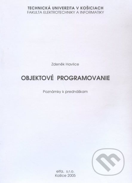 Objektové programovanie - Zdenek Hlavice - obrázek 1