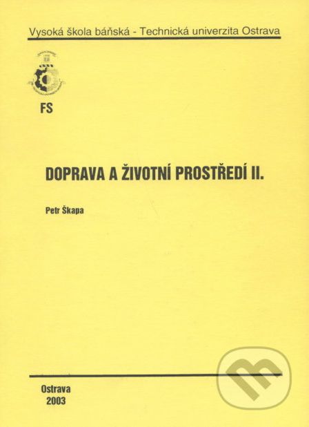 Doprava a životní prostředí II. - Petr Škapa - obrázek 1