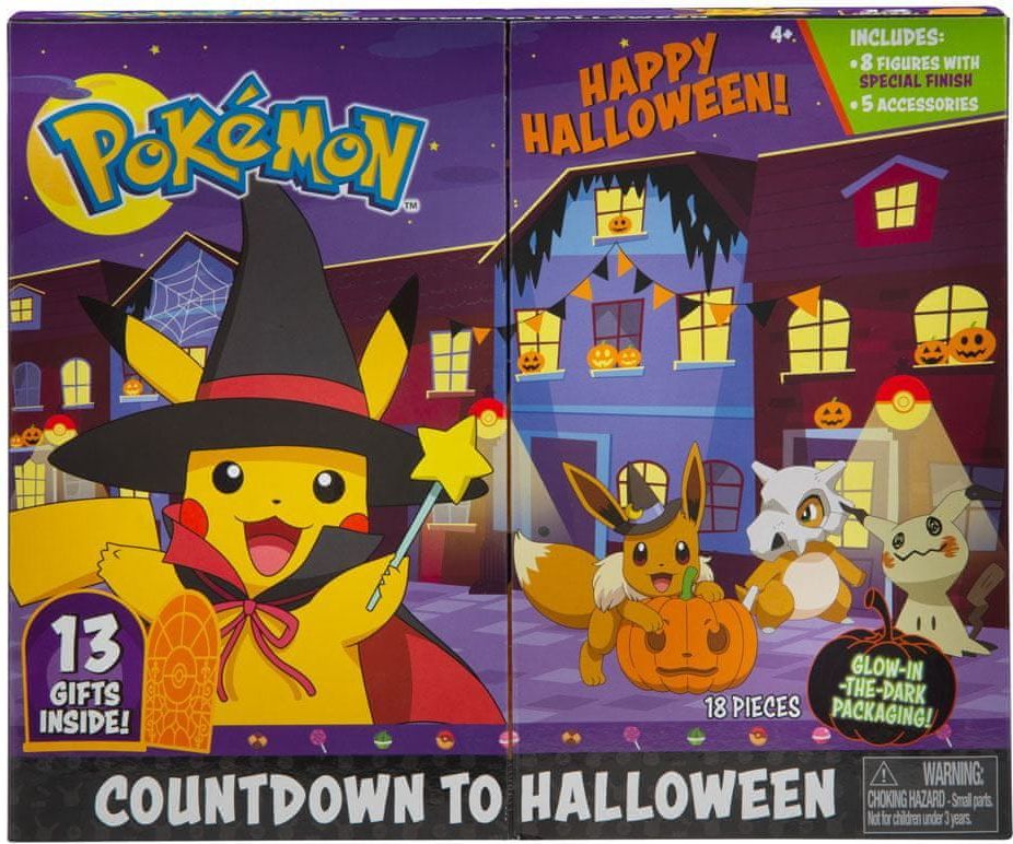Figurkový kalendář Pokémon Halloween - 2021 - obrázek 1