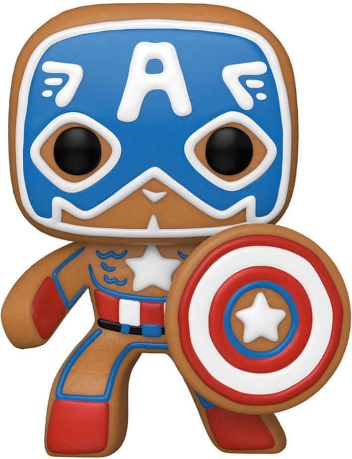 Figurka Marvel - Gingerbread Captain America (Funko POP! Marvel 933) - obrázek 1