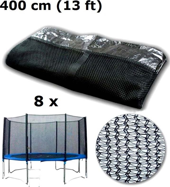 Ochranná síť na trampolínu 400 cm (13 ft) na 8 tyčí - obrázek 2