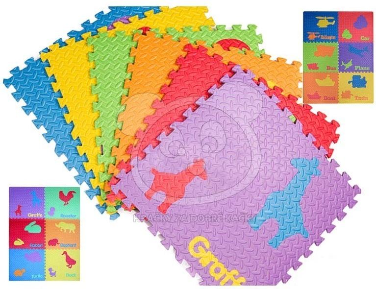Pěnové puzzle, 6 dílů - auta a lodě - obrázek 4
