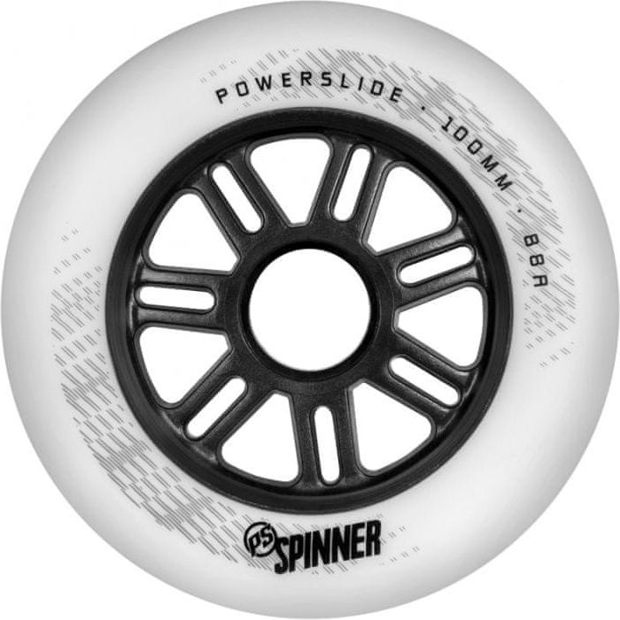 POWERSLIDE Kolečka Powerslide Spinner White (4ks), 88A, 76 - obrázek 1