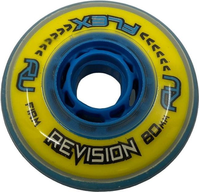 Revision Kolečka Revision Flex Firm Indoor Blue/Yellow (1ks), 76, 78A - obrázek 1
