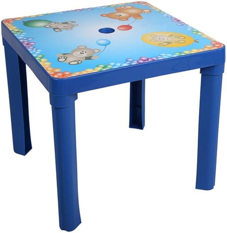 STAR PLUS Dětský zahradní nábytek - Plastový stůl červený - obrázek 1