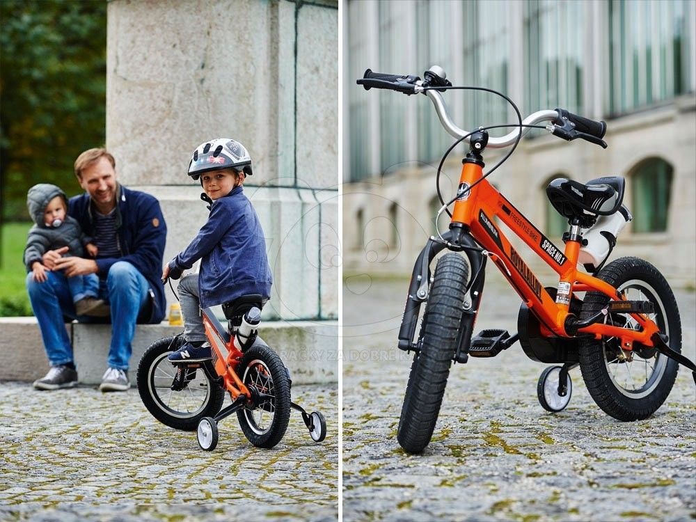 RoyalBaby Dětské kolo 18" Space - oranžové - obrázek 13