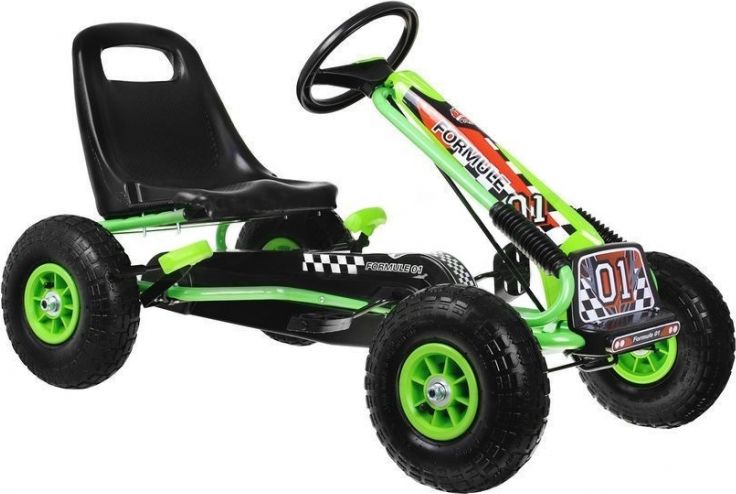 Dimix Šlapací motokára GM115 - zelená - obrázek 5