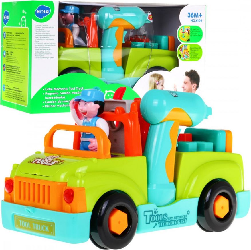 Šroubovací auto s vrtačkou - obrázek 1