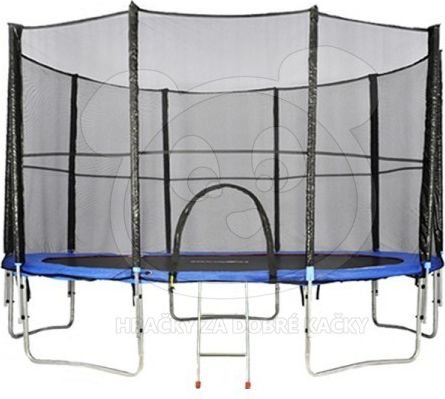 Trampolína 244 cm ATHLETIC24 se sítí+schůdky zdarma - obrázek 2