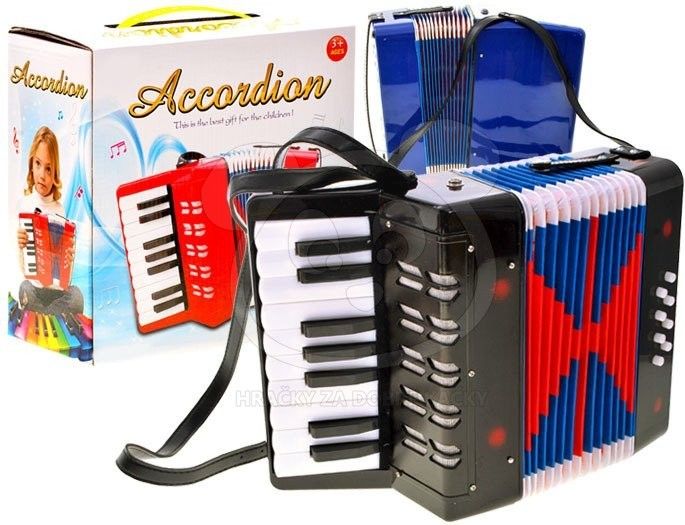 Velká dětská tahací harmonika - modrá - obrázek 13