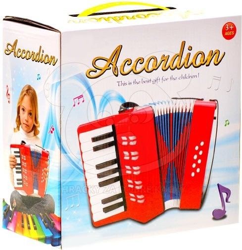 Velká dětská tahací harmonika - modrá - obrázek 14