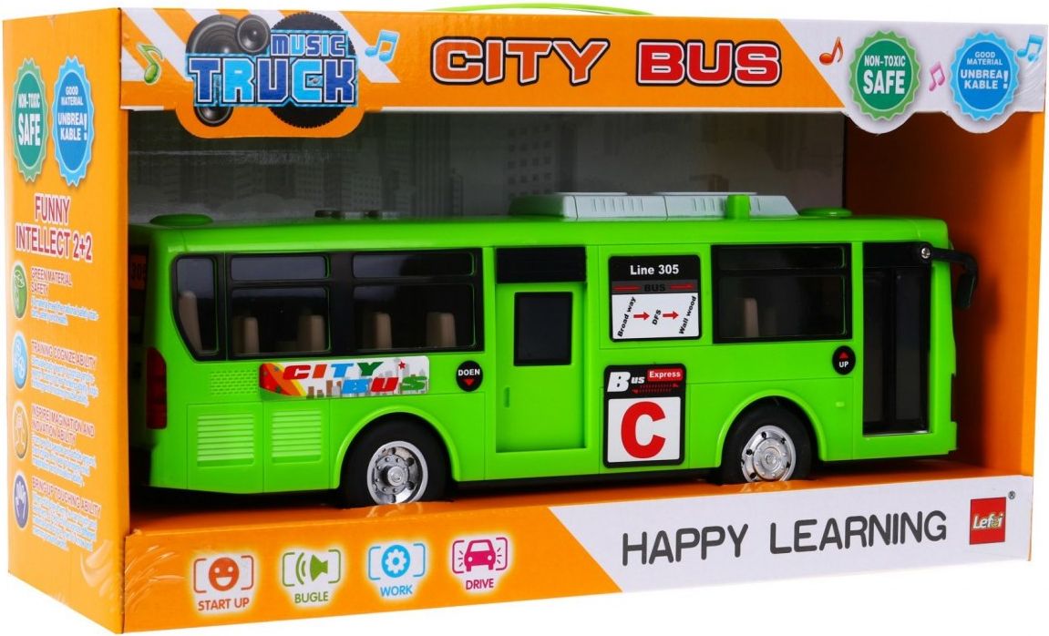 Velký hrací školní autobus - modrý - obrázek 9