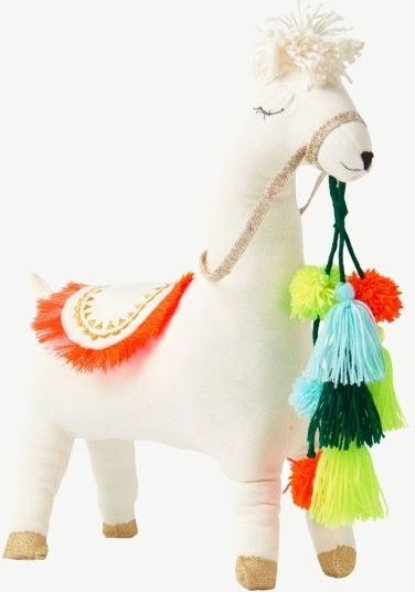 MojeParty LAMA Meri Meri velká bavlněná – textilní hračky pro děti od 3 let - obrázek 1