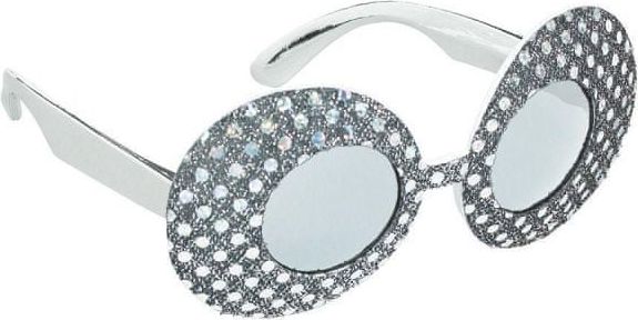 Amscan Brýle stříbrné třpytky - obrázek 1