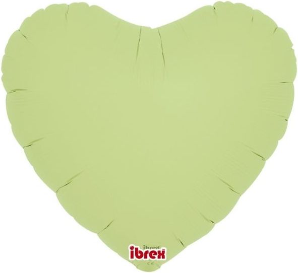 GoDan Balónek fóliový Srdce pastelové zelené 35 cm 5 ks - obrázek 1