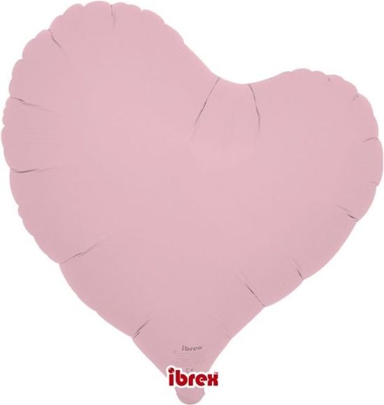 GoDan Balónek fóliový Křivé Srdce sv. růžové 35 cm 5 ks - obrázek 1