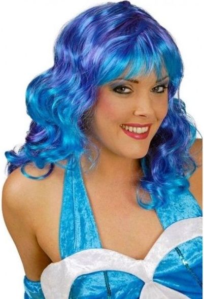 MojeParty PARUKA Mermaid modro-fialová - obrázek 1