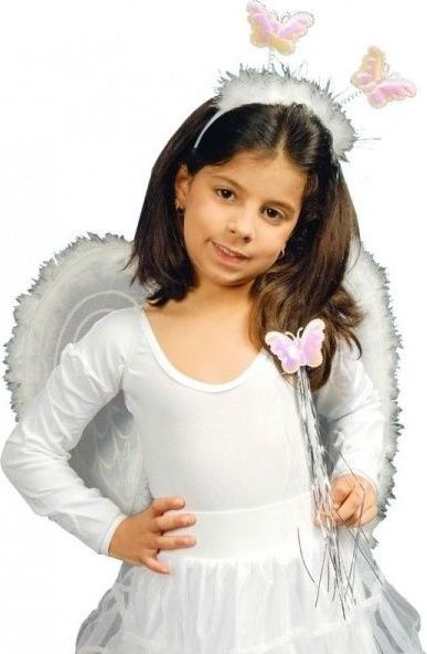 MojeParty Křídla,čelenka a hůlka pro anděla Anděl dětský - obrázek 1
