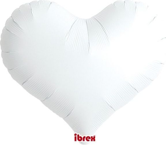 GoDan Balónek fóliový Srdce bílé 46 cm 5 ks - obrázek 1