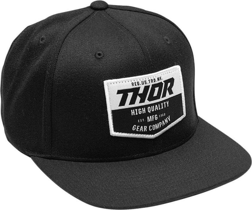 THOR Kšiltovka Chevron snapback hat black/white - obrázek 1