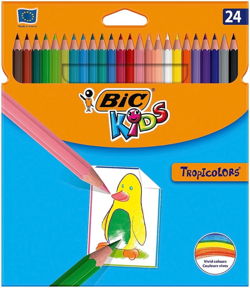 Bic Pastelky TROPICOLORS 24ks - obrázek 1