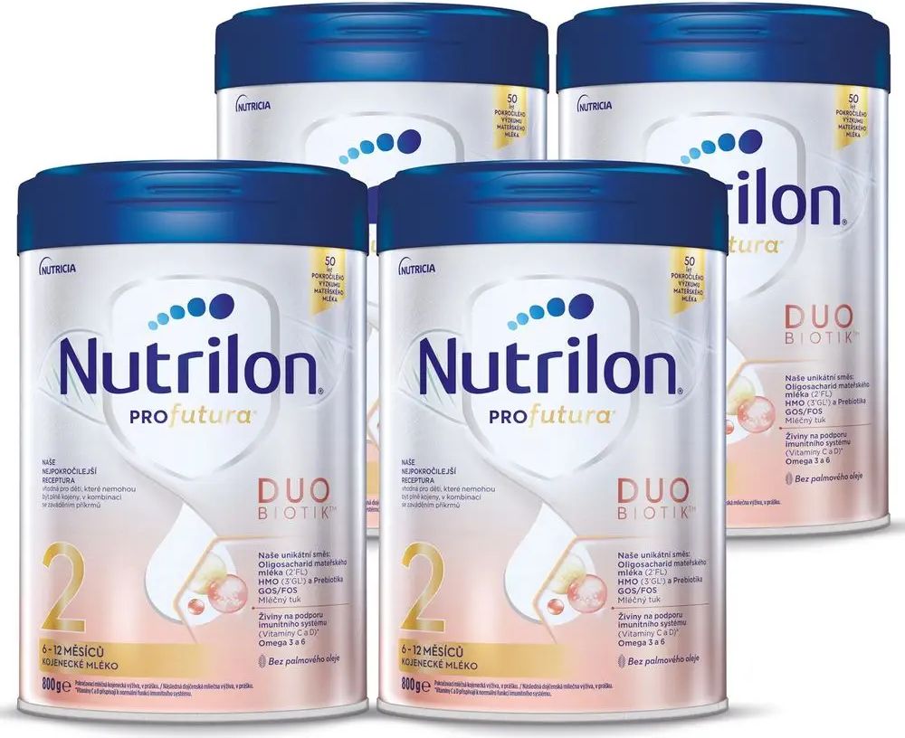 Nutrilon Profutura DUOBIOTIK 2 kojenecké mléko 4x800 g 6+ - obrázek 1