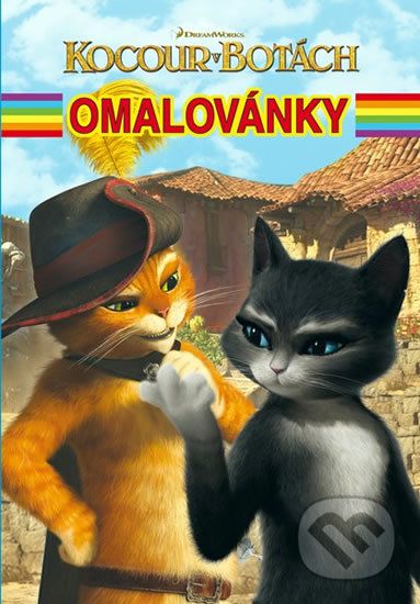Kocour v botách-omalovánky - - obrázek 1