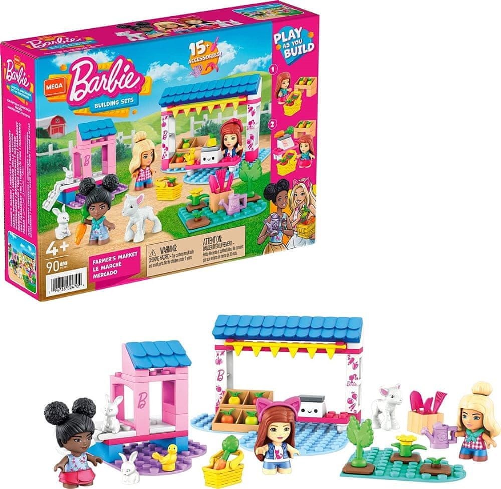 MEGA BLOKS Mega Construx Barbie Farmářský trh HDJ85 - obrázek 1