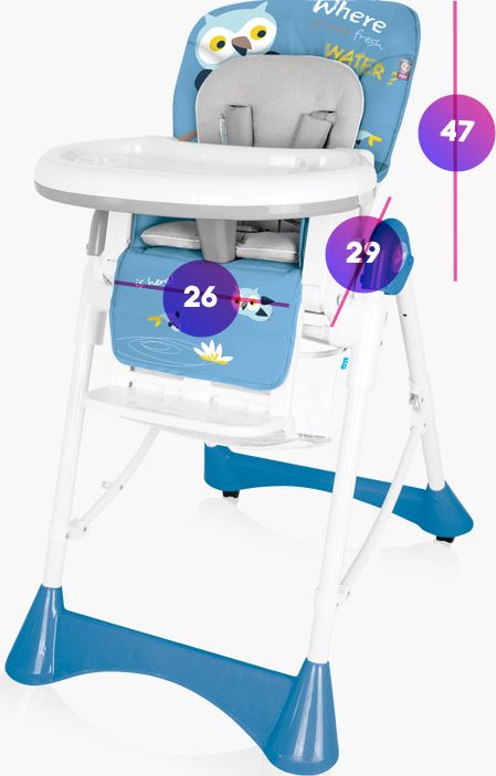 Jídelní židlička plastová Baby Design Pepe 04 - obrázek 2