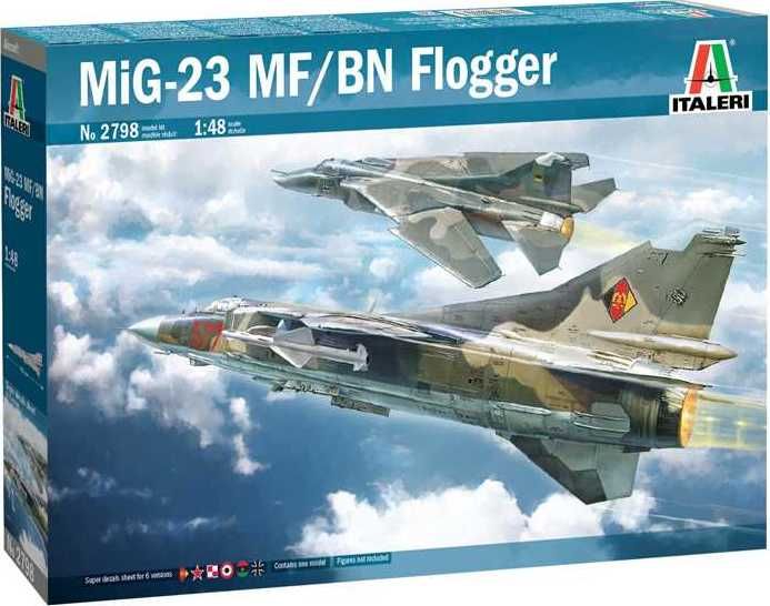 ITALERI Model Kit letadlo 2798 - MiG-23 MF/BN Flogger (1:48) - obrázek 1